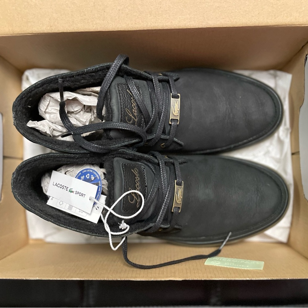Brand new Lacoste men’s boots